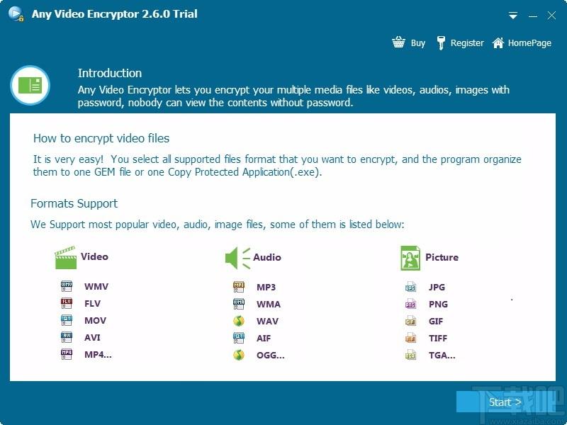 Gilisoft Any Video Encryptor下载,媒体加密工具,视频加密