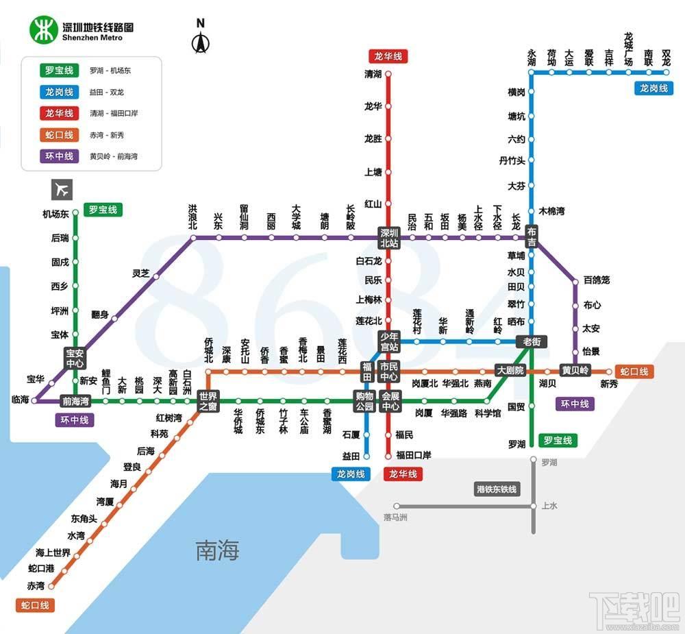 深圳地铁线路图,深圳地铁线路图下载