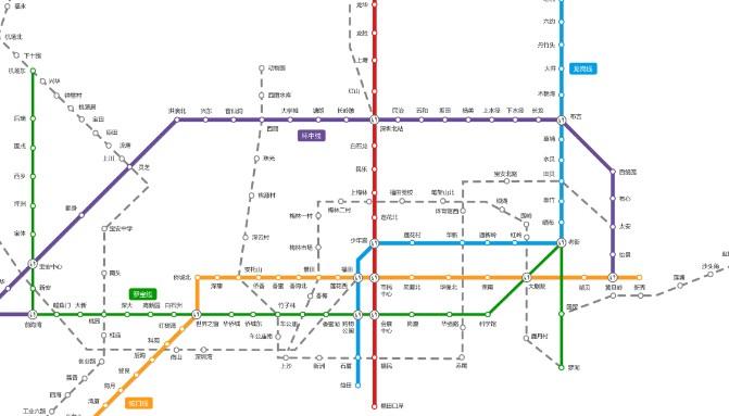 深圳地铁线路图,深圳地铁线路图下载
